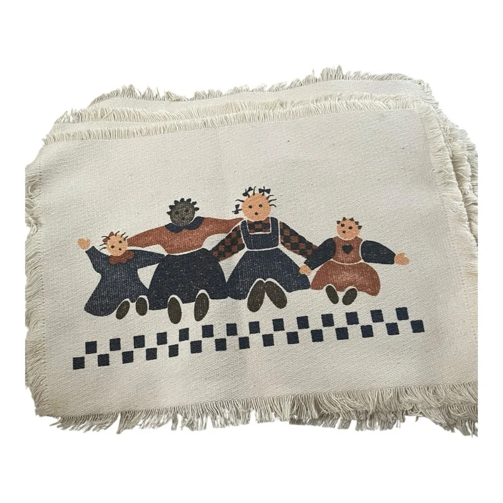 Country Folk Placemats set of 6 - Picture 1 of 2